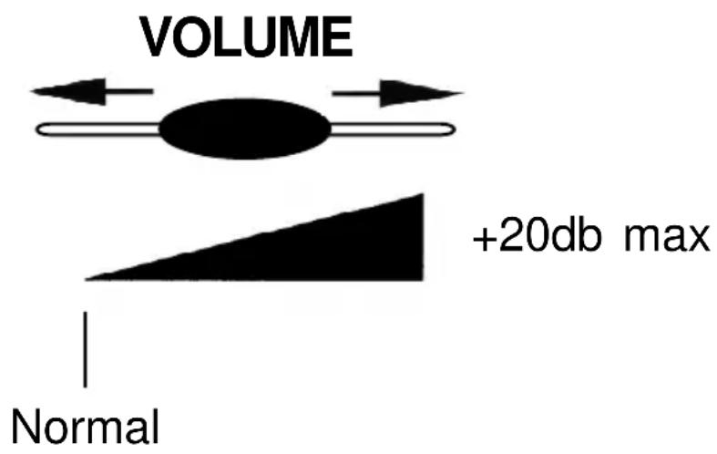 GEEMARC BB510 - - Réglage du volume et de la tonalité de réception - 2