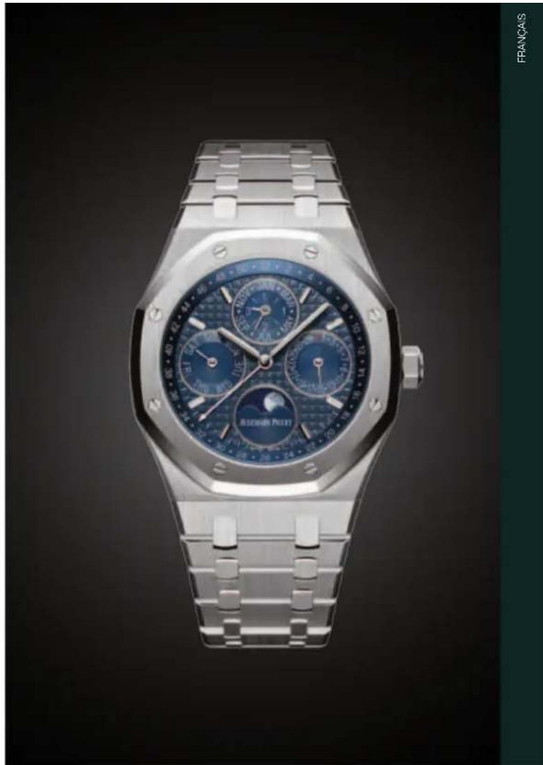 Audemars Piguet Royal Oak 26574ST.OO.1220ST.02 - INDICATIONS ET FONCTIONS DE LA MONTRE - 1