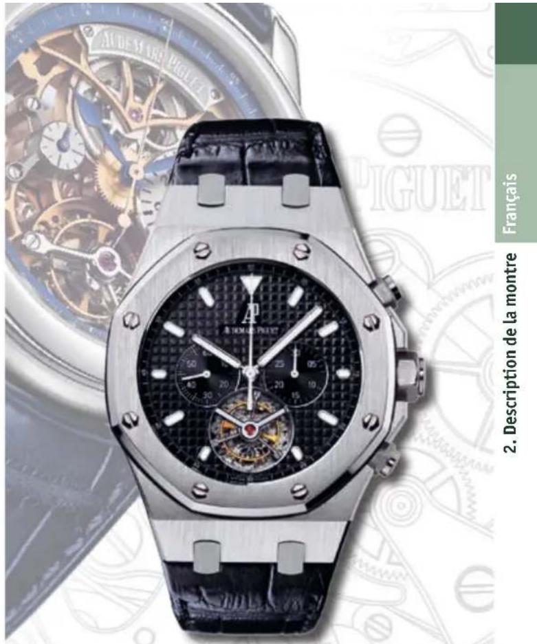 Audemars Piguet Royal Oak 26347TI.GG.D004CA.02 - Votre montre est equipede d'une couronne a deux ou trois positions: - 1