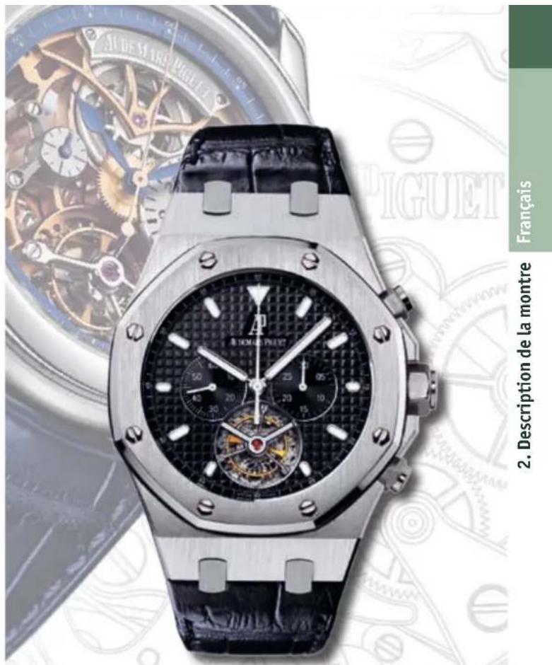 Audemars Piguet Royal Oak 26347TI.GG.D004CA.01 - Votre montre est equipede d'une couronne a deux ou trois positions: - 1
