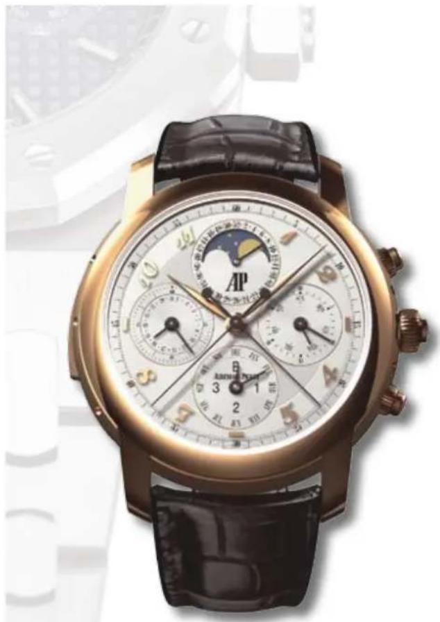 Audemars Piguet Royal Oak 26065IS.OO.D002CR.01 - Elle mesure, par son chronographe à rattrapante : - 1