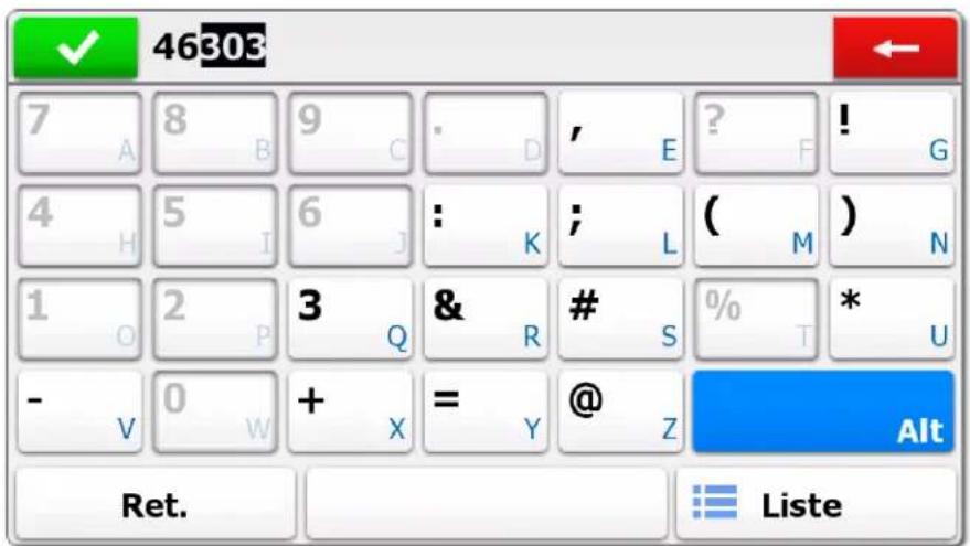TAKARA IGO amigo - Saisie d'une adresse avec un code postal - 7