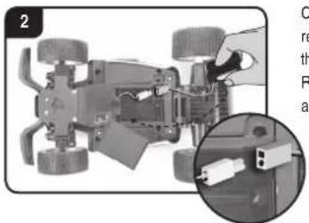 CARRERA Red Bull NX1 - Installing the rechargeable battery - 2