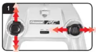 CARRERA Red Bull NX1 - Controller-funktioner - 1