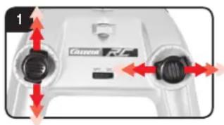 CARRERA Red Bull NX1 - Kontrollerfunksjoner - 1