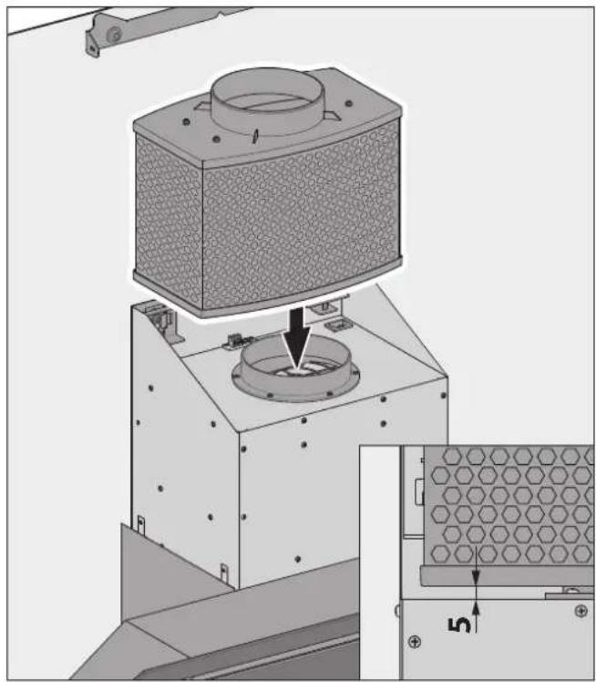 BERBEL BKH 90 GL - Hybridemodus-afzuiingnaarboven - 1