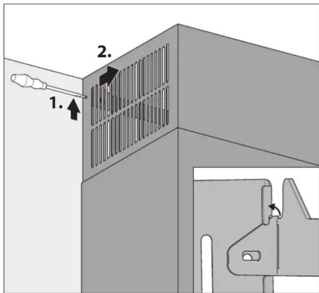 BERBEL BKH 90 GL - Gevaar voor materièle schade door vallende delen! - 1