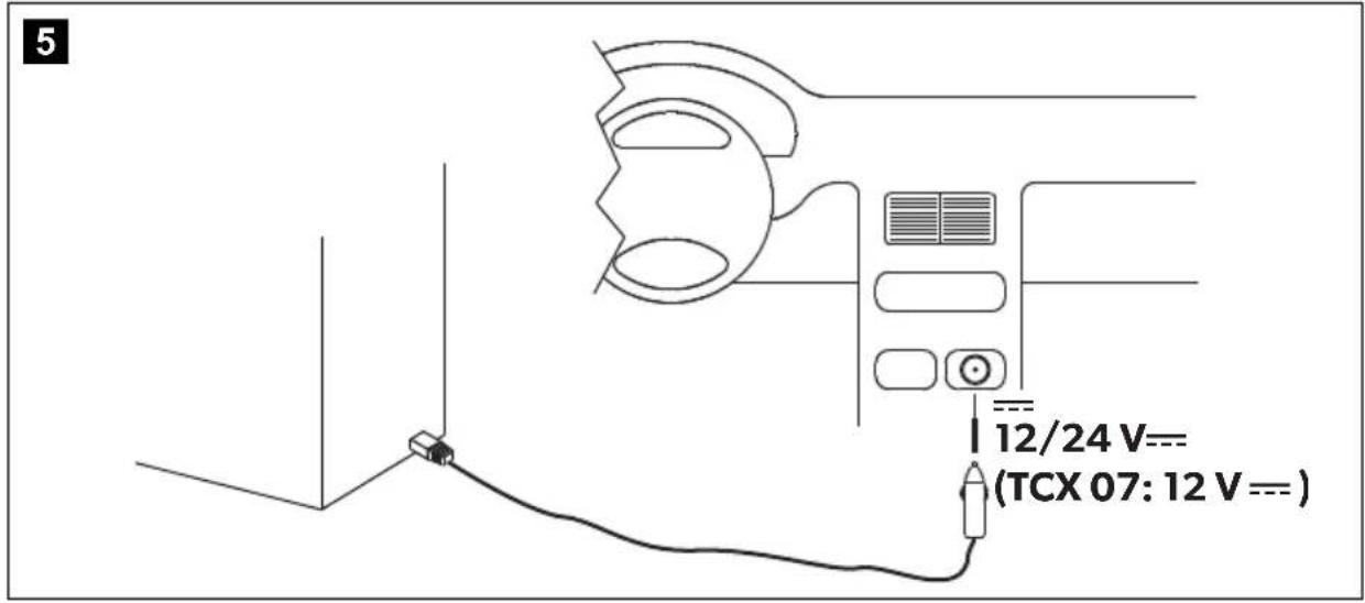 5 12/24 V== (TCX 07: 12 V==)