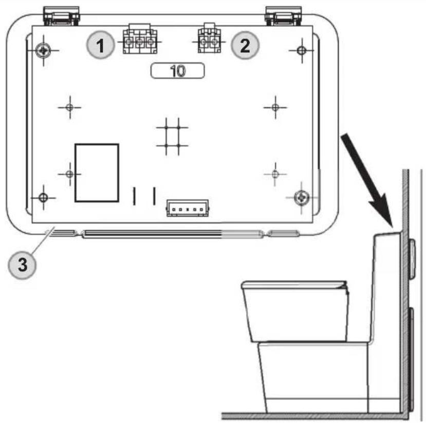 DOMETIC Saneo CLP - System scheme (model Saneo xW with internal water pump) - 1