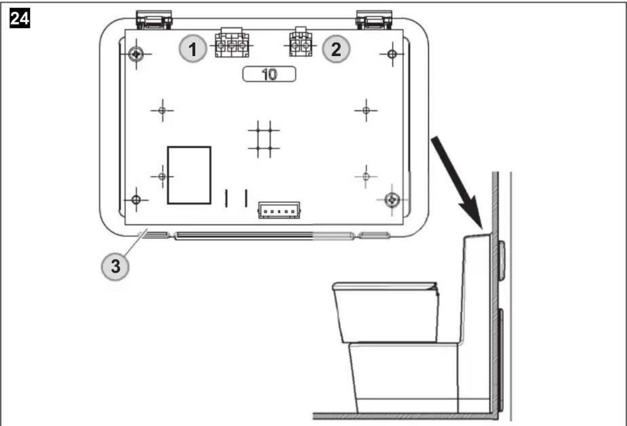 DOMETIC Saneo CLP - Schema del sistema (modello Saneo xW con pompa dell'acqua interna) - 1