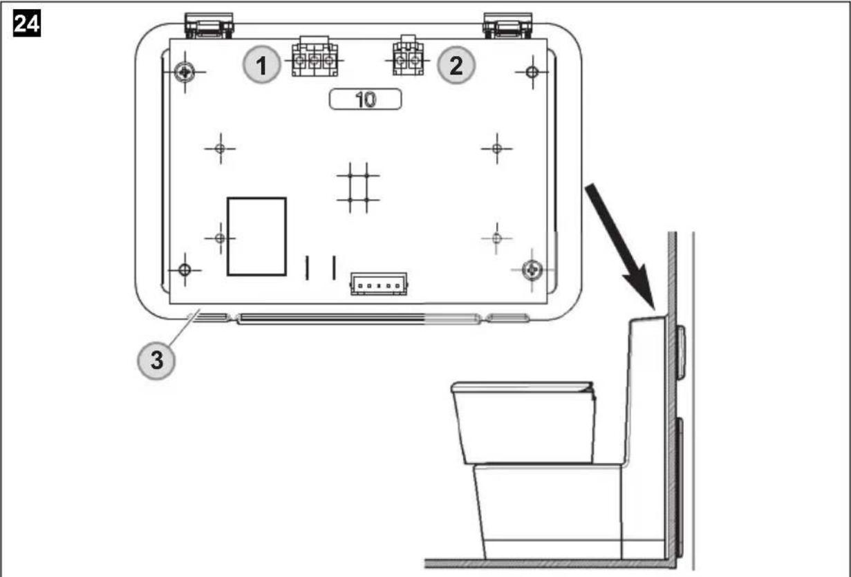 DOMETIC Saneo BW - Schema del sistema (modello Saneo xW con pompa dell'acqua interna) - 1