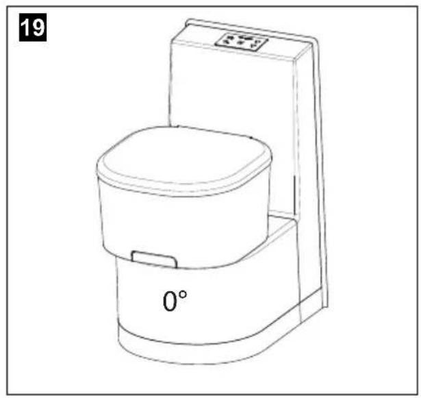 DOMETIC Saneo BS - Posizionamento della seduta della Toilette - 1