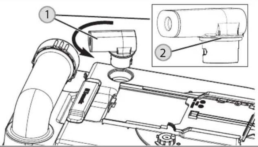 DOMETIC Saneo BS - Greasing the O-ring of the cassette vent - 1