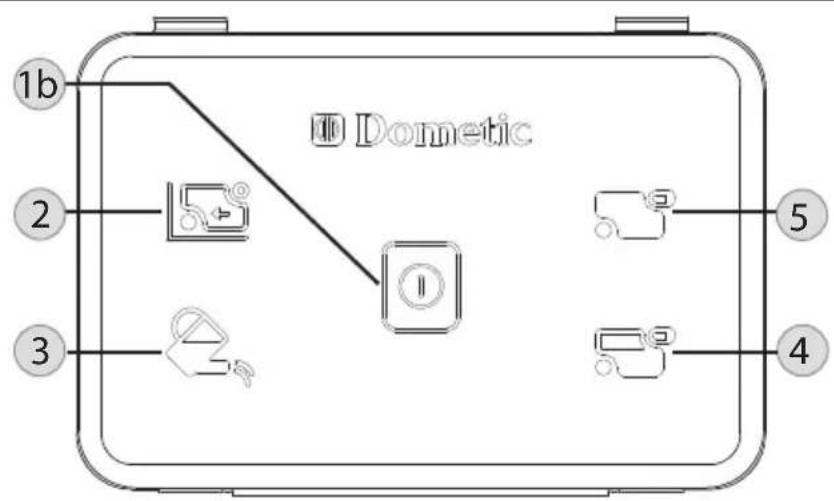 DOMETIC Saneo BS - Touch-Switch-bedieningseenheid (standaard bij Saneo Comfort) - 2