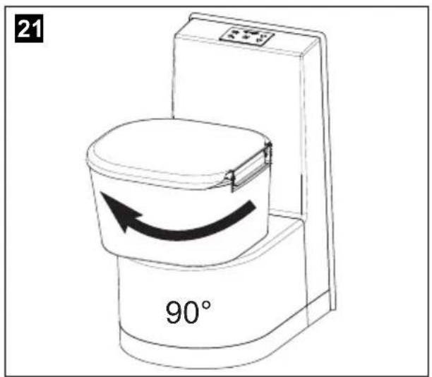 DOMETIC Saneo BS - Toilettensitz positionieren - 3