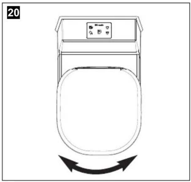 DOMETIC Saneo BLP - Posizionamento della seduta della Toilette - 2