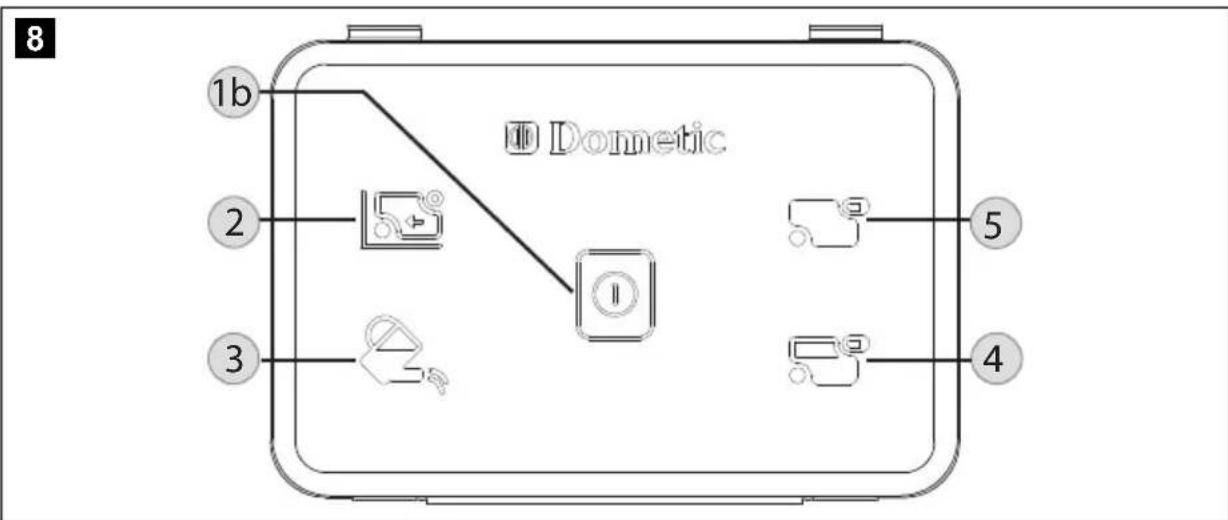 DOMETIC Saneo BLP - Touch switch operating unit (standard on Saneo Comfort) - 1