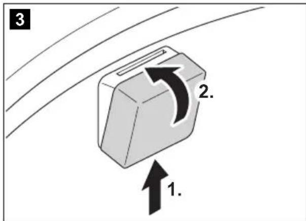 DOMETIC Saneo BLP - Cleaning the flushing nozzle - 2