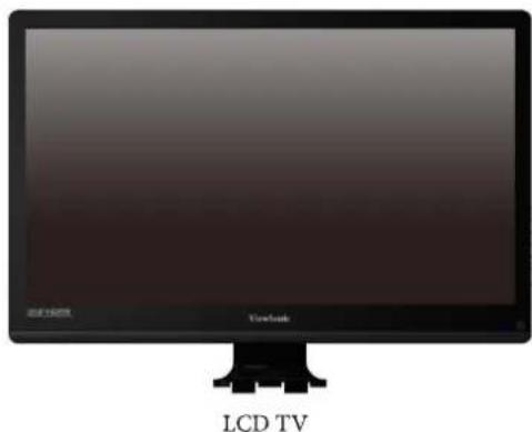 VIEWSONIC VT2205LED - Follow the instructions below to install the TV stand: - 1