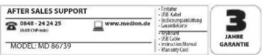 MEDION P81034 - Système d'exploitation / configuration - 1