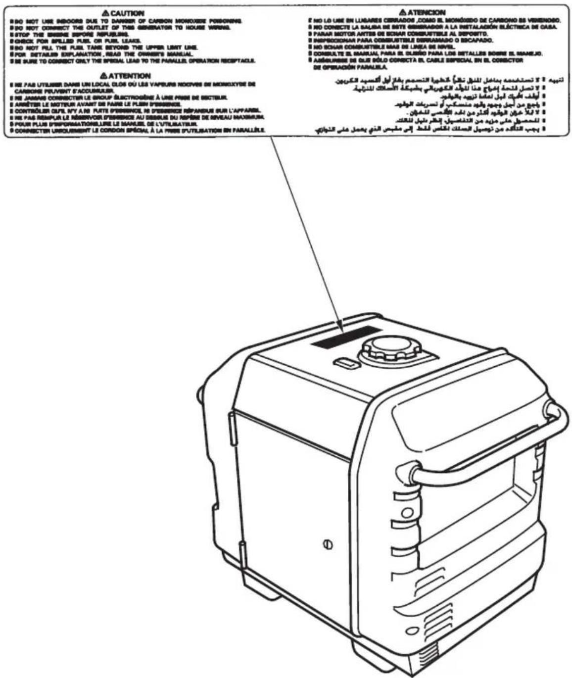 Honda EU30IS - U type - 1