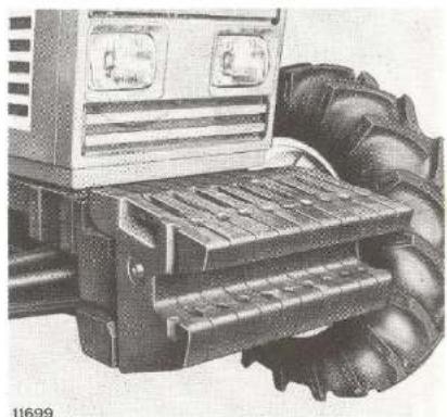 FIAT 8090 - ALOURDISSEMENT DE L'ESSIEU AVANT - 1
