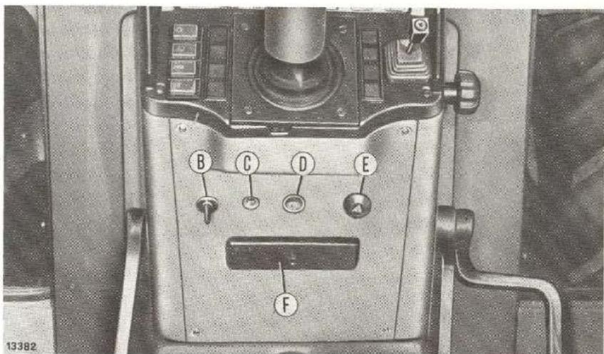 FIAT 8090 - Tablier des commandes - 2