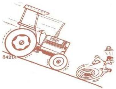 FIAT 8090 - ARRÉT DU TRACTEUR - 1