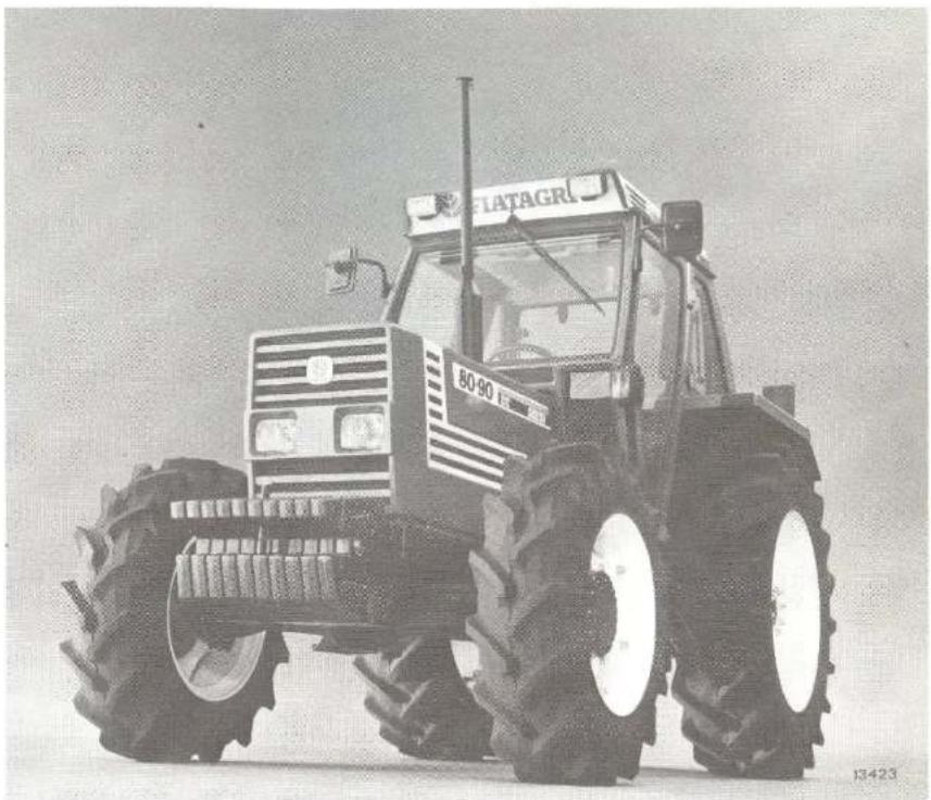 FIAT 8090 - TRACTEUR avec cabine superconfort climatisation - 1