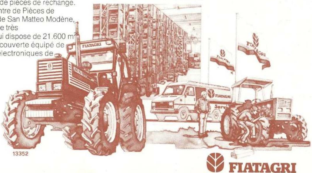 FIAT 7080 - Organisation, pièces de rechange et assistance après-vente, toujours proche de l'exploitant - 1