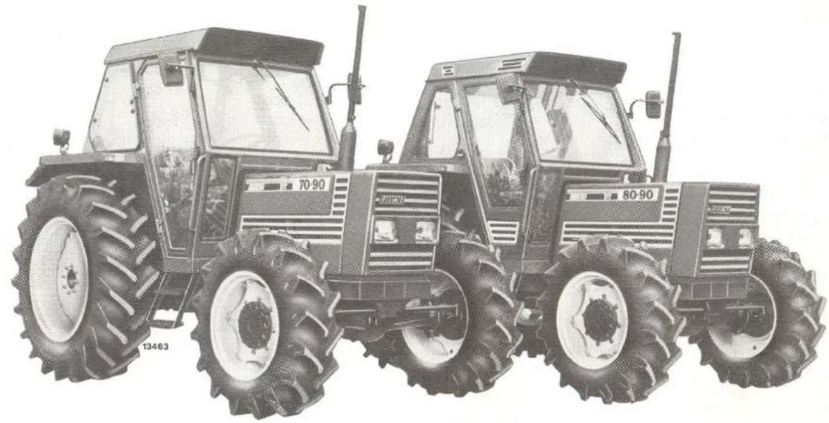 FIAT 7080 - Tracteurs 70-90 DT 80-90 DT traction DOUBLE - 1