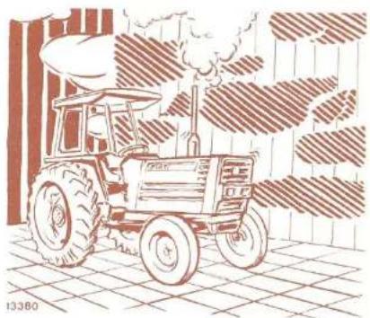 FIAT 7080 - Demarrage du tracteur - 1