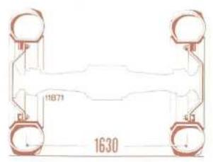 FIAT 7080 - Reglage de la VOIE avant - 2