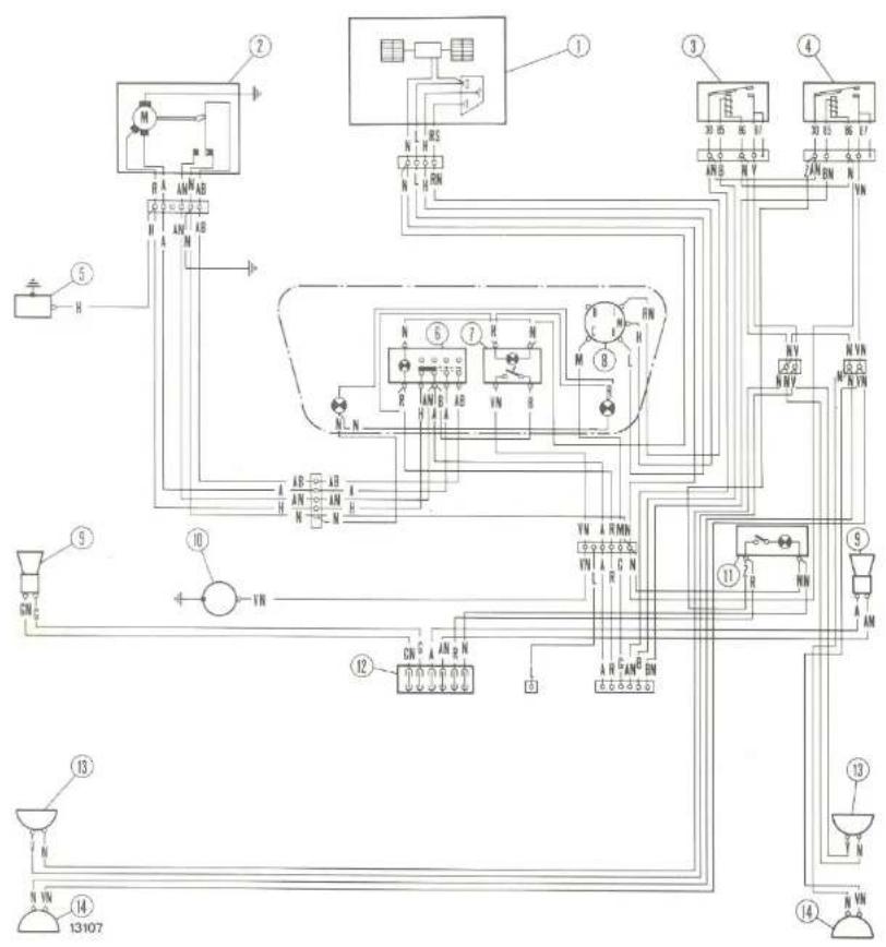 FIAT 7080 - Predisposition pour montage autoradio (sur demande). - 5