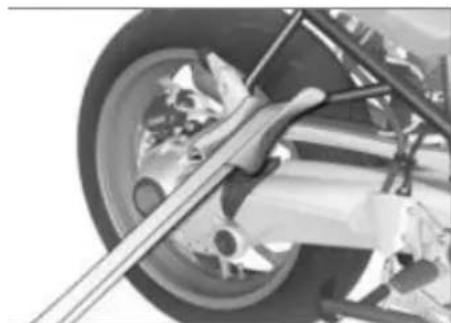 BMW R 1200 R (2013) - Στερεωη μοτοαικλετας για μεταφορα - 3
