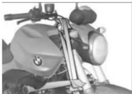 BMW R 1200 R (2013) - Στερεωη μοτοαικλετας για μεταφορα - 2