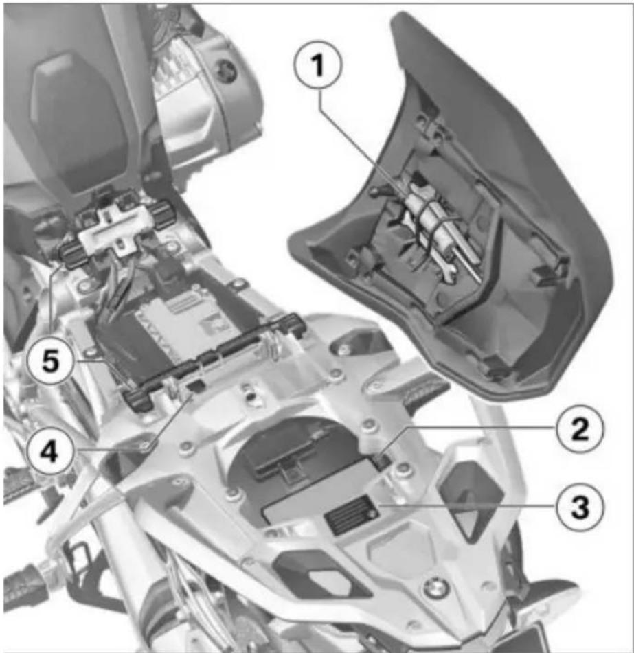 BMW R 1200 GS (2013) - Κάτω από τη σέλα - 1
