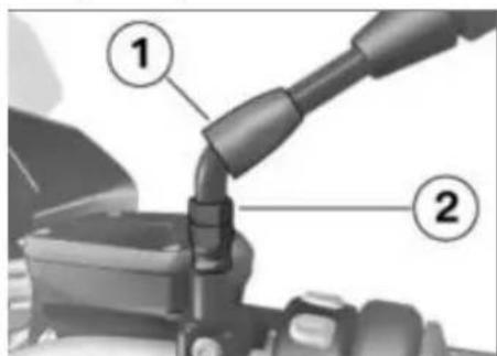 BMW R 1200 GS (2013) - Ρύθμιση βραχίονα καθρέπτη - 1