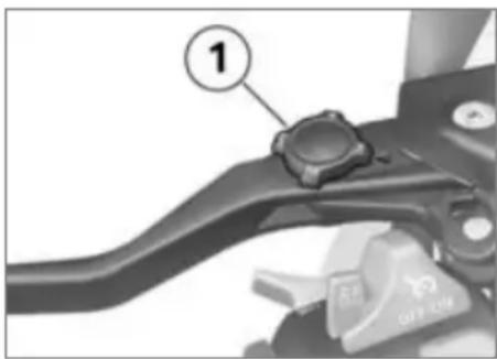 BMW R 1200 GS (2013) - Ρύθμιση μανέτας συμπλέκτη - 1