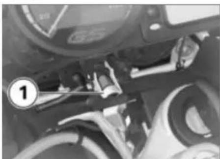 BMW R 1200 GS (2012) - Ρύθμιση ύψους δέσμης προβολέα - 1