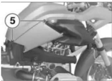 BMW R 1200 GS (2012) - Αφαίρεση του φίλτρου αέρα - 2