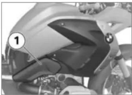 BMW R 1200 GS (2012) - Αφαίρεση του φίλτρου αέρα - 1