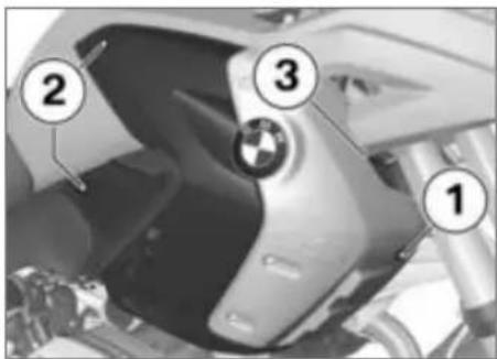 BMW R 1200 GS (2012) - Αφαίρεση του φίλτρου αέρα - 4