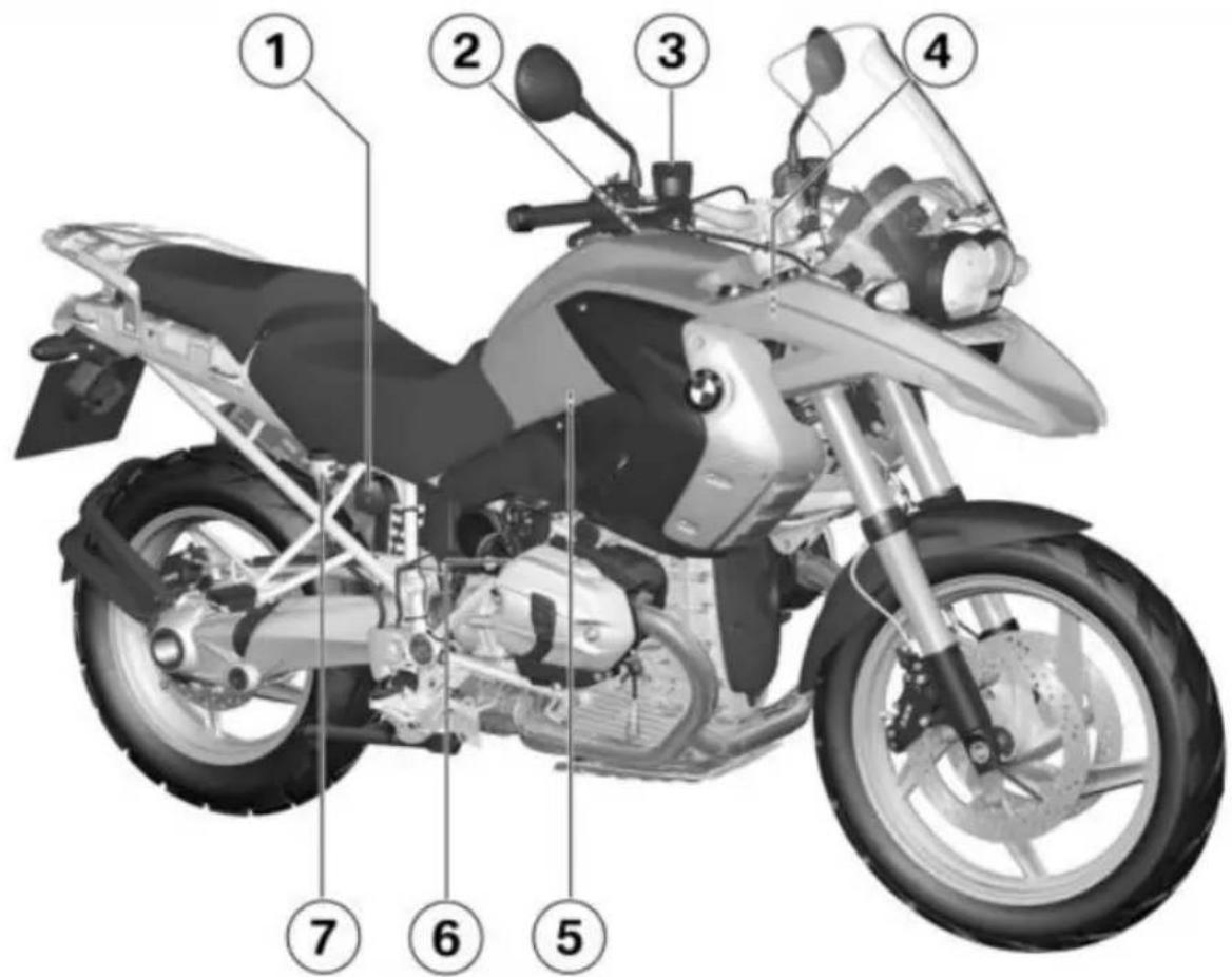 BMW R 1200 GS (2012) - Συνολική όψη αριστερά - 1