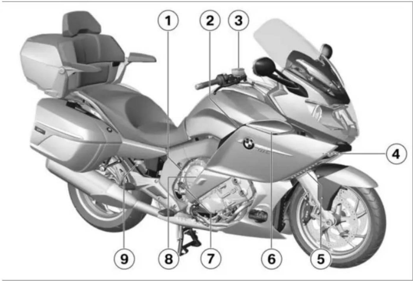BMW K 1600 GTL Exclusive (2015) - 左侧面 - 1