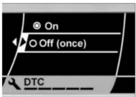 BMW K 1600 GTL (2013) - DTC 機能を OFF / ON に - 2