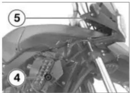 BMW G 650 GS Sertao (2014) - การลอดแผงครอบข้างตัวรถ ด้านขวา - 2