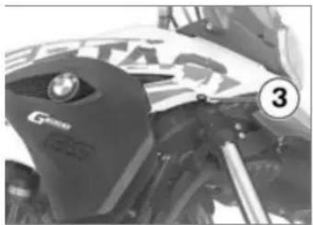 BMW G 650 GS Sertao (2014) - การลอดแผงครอบข้างตัวรถ ด้านขวา - 3