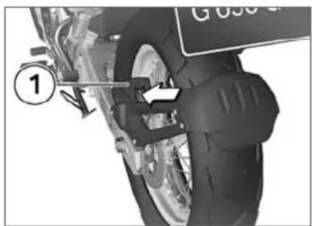 BMW G 650 GS (2008) - フロントブレーキパッド厚を 点検する - 4
