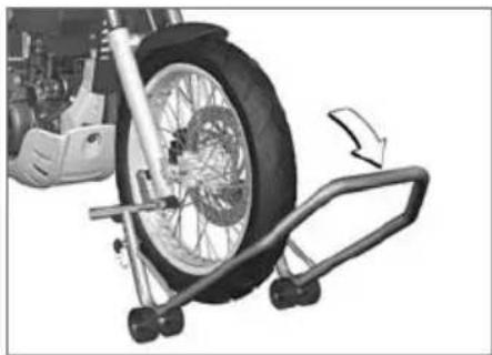 BMW G 650 GS (2008) - BMW Motorrad フロント イールスタンド - 3